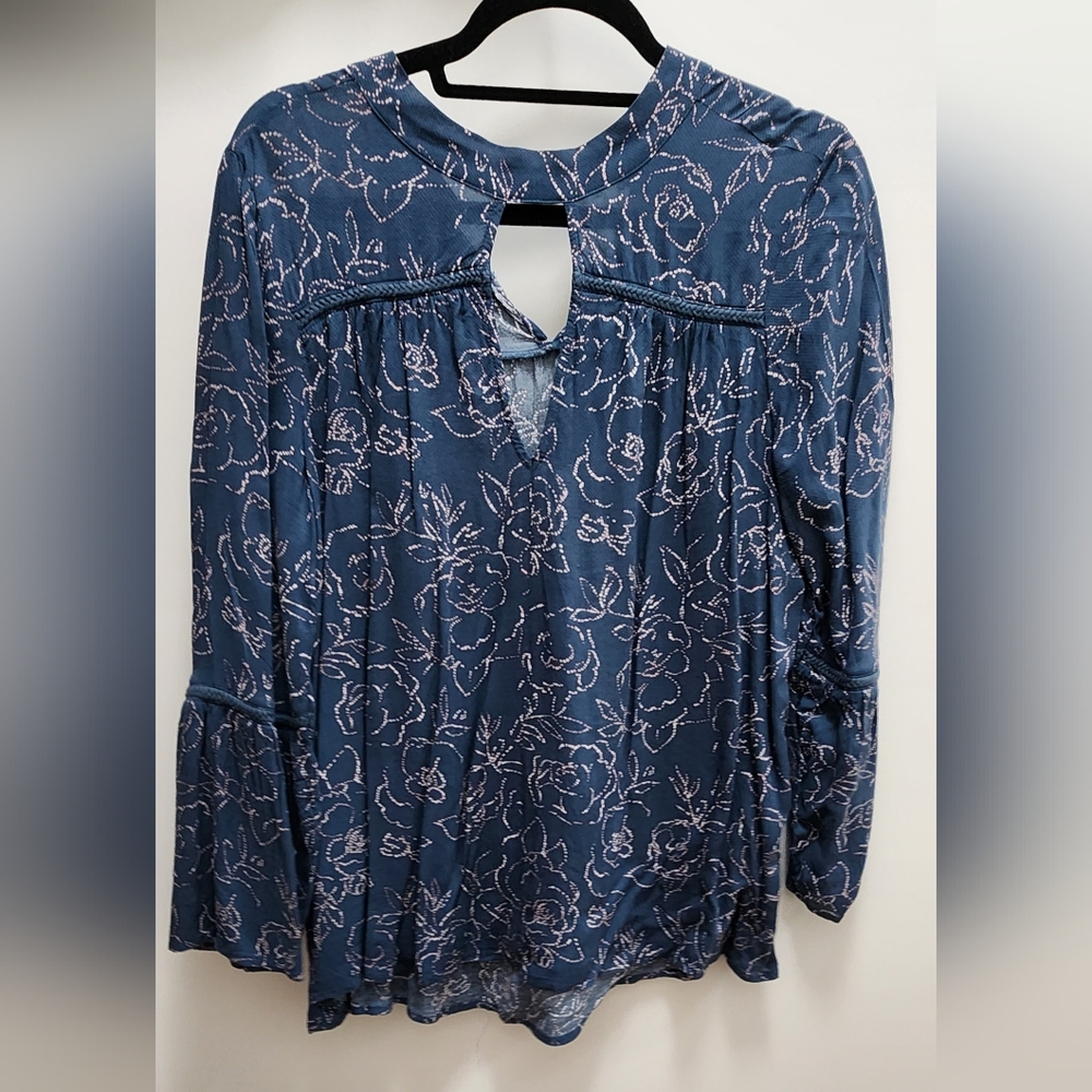 G/F collection, bohemian top, gorgeous greeny blue color